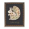 Stupell Industries Autumnal Folk Squirrel Floater Framed Canvas Wall Art Design by Caroline Alfreds
